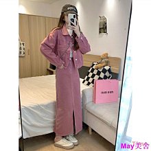港風牛仔外套女pu皮拼接夾克2024秋新不規則皮衣短版上衣 歷史價格詳細信息