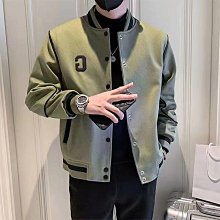 春秋季斜紋外套男2023新款痞帥高級感字母棒球領裌克潮牌休閑上衣天天精選 歷史價格詳細信息