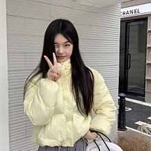 韓版 立領 羽絨外套 黑色 粉色 鋪棉外套 保暖 加厚 防風 情侶裝 中性 男女通款 歷史價格詳細信息