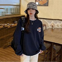AF衛衣女秋季薄款無帽外套百搭原宿風寬鬆學生寬鬆上衣新款流行女裝女性服飾休閒服裝 歷史價格詳細信息