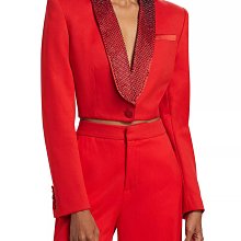 紅色西裝外套女2024新款高端職業裝氣質女神範正裝時尚小西服套裝 歷史價格詳細信息
