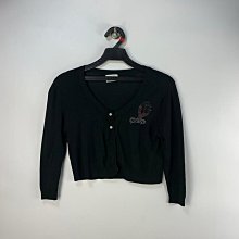 200609舊愛古著~黑色半透明雪紡紗圓弧領短版綁帶罩衫 歷史價格詳細信息