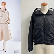 ※funnyy_lee※ KAO MEIFEN 高美芬 2023秋冬 全新 米色/黑色 抓皺袖 排釦風衣外套 M~XL 歷史價格詳細信息