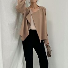 翻領外套 正韓 韓國輕熟大口袋寬鬆外套 夾克【PA88198】現貨＋預購 歷史價格詳細信息