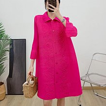 美糖樂#(預購)BP-615三宅風摺皺褶衣假兩件排扣繫帶綁帶風衣外套/3色 歷史價格詳細信息