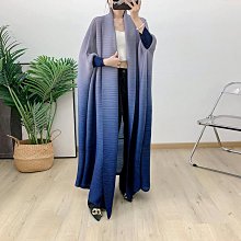 三宅褶皺摺衣暈染拉鍊立領外套夾克 歷史價格詳細信息