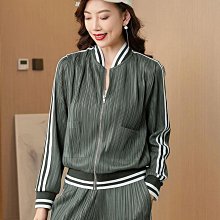 美糖樂#(預購)AB-365三宅風摺皺褶衣燈籠袖拉鍊拉鏈夾克外套/2色 歷史價格詳細信息