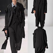 【全新特價】yohji yamamoto 19aw 大金扣西裝大衣全新size3，黃紙吊牌備用扣齊全山本耀司19年秋冬巴黎秀場 look38 歷史價格詳細信息
