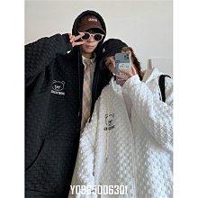華夫格外套女情侶炸街高級范開衫上衣韓版寬鬆鹽系棒球服女性衣服外套女性服飾休閒服裝《AD09477》《購物趣》 歷史價格詳細信息
