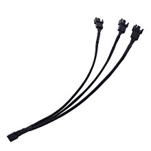 小4Pin風扇延長線供電3針拓展線集線器hub1分1/2/3/4 PWM溫控調速 歷史價格詳細信息