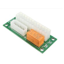 24pin電源啟動器 電腦電源檢測器 (基本款)或(帶開關及指示燈款)可選 歷史價格詳細信息