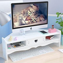 電腦增高架辦公室三角ins轉角顯示器神器鍵盤收納置物架液晶屏臺 歷史價格詳細信息