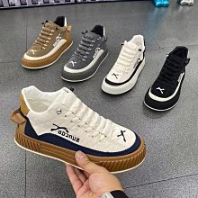 高幫鞋男春季國潮運動跑步學生小白鞋厚底體育生訓練減震籃球球鞋 歷史價格詳細信息