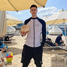 男士泳衣 分體泳衣 潛水服 水母衣 衝浪服 潛水泳裝專業訓練速乾大尺碼男泳衣套裝分體短袖上衣長袖泳褲學生 歷史價格詳細信息