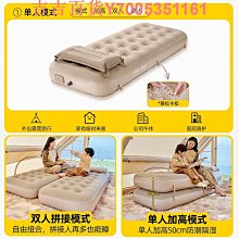 城市波浪充气床垫自动充气床气垫床打地铺家用户外帐篷露营新款床 歷史價格詳細信息