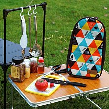 戶外廚具戶外炊具九件套裝新款野營燒烤不銹鋼刀具菜板野餐包餐具簡易廚具 歷史價格詳細信息