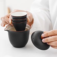 茶具套裝RUONDMAM玻璃旅行茶具便攜式快客杯隨身包套裝戶外功夫茶杯泡茶壺 歷史價格詳細信息