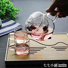 透明玻璃茶具套裝 家用功夫茶杯高硼矽辦公過濾茶壺泡茶器 歷史價格詳細信息