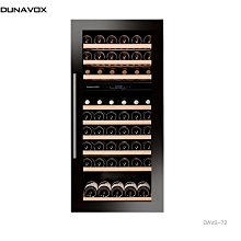 『Dunavox』 匈牙利 多瑙明珠DX-143.468B.TW瓶身居家餐飲橫展示紅酒櫃冰箱 歷史價格詳細信息