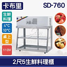 【餐飲設備有購站】卡布里4尺桌上型角型生魚片展示櫃RP-400：日本料理台 歷史價格詳細信息