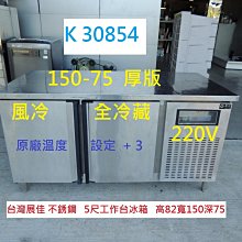 5尺工作台冰箱（左機220V.150*75*85cm) 歷史價格詳細信息