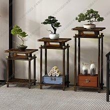 花架 置物架 高檔花架子可移動帶輪落地式花草架創意綠植架陽臺室內實木花架子 歷史價格詳細信息