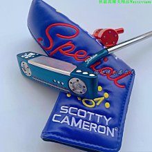 高爾夫球桿一字直條推桿 scotty camer 2 GOLF 銀色四葉草配桿套 歷史價格詳細信息