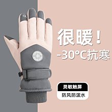 騎行手套女冬季戶外滑雪登山保暖2023新款摩托車電動車觸屏手套男 歷史價格詳細信息