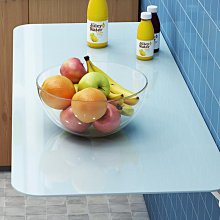 鋼化玻璃折疊置物架掛墻桌小戶型廚房操作台多功能墻上隱形餐桌 價格比較,價格查詢,歷史價格詳細信息