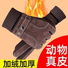 皮手套男冬季加絨保暖加厚開車騎行防風防寒發熱摩托觸屏手套男H 歷史價格詳細信息