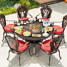 戶外鑄鋁桌椅組合 鑄鋁家具陽臺桌椅別墅庭院桌椅三件套 歷史價格詳細信息