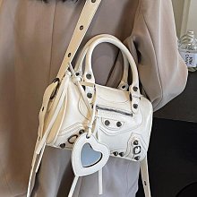 高級復古保齡球包新款單肩手提包包秋冬流行爆款斜挎包手提小方包 歷史價格詳細信息