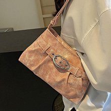 秋冬質感小包包女包新款秋季百搭時尚單肩斜挎包高級感水桶包馬鞍包--麥包包 歷史價格詳細信息