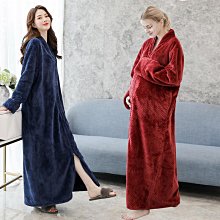 珊瑚絨睡裙女2020秋冬新款日系可愛單排扣寬鬆保暖長袖連帽家居服 歷史價格詳細信息