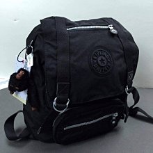 Kipling 黑色 K19911 猴子包 休閒 斜背肩背輕量包 夾層多 輕便 防水-雙喜生活館 歷史價格詳細信息