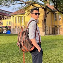 珑骧新品BOX-ford 系列大容量帆布雙肩包 低調隨性 真的是超帥超洋氣的壹款雙肩背  男女都可以使用 無性別之分！ 價格比較,價格查詢,歷史價格詳細信息