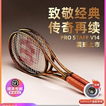 Wilson威爾勝網球拍全碳素法網男女進階拍大拍面網球單人訓練正品~特價 歷史價格詳細信息