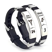 ????現貨???? 運動手環  籃球手環 鏈男NBA潮科比詹姆斯庫里歐文哈登運動夜光熒光情侶球星LP23 歷史價格詳細信息