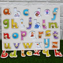 ＊賢媽優品＊木制英文字母卡 配對學習卡 字母拼圖配對 拼板 A-Z立體配對圖卡 ABC字母拼圖 ABC拼板 立體積木 歷史價格詳細信息