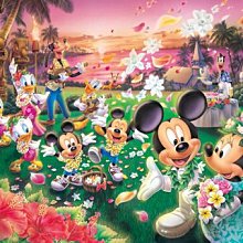 DS1000-775 透明塑膠1000片日本正版拼圖 迪士尼 米奇 米妮 戀人 街頭擁吻 歷史價格詳細信息