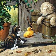 美國進口拼圖 動物 貓狗睡覺．1000片拼圖，28502 歷史價格詳細信息