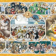 "龍"拼圖專賣店-日本進口拼圖 208-AC38(208片透明拼圖-宮崎駿 魔女宅急便 新聞 ) 歷史價格詳細信息