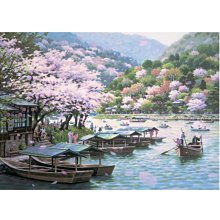 拼圖 日本進口拼圖 07-464S(500片拼圖 西村典子 廚房下的起司小鎮) 歷史價格詳細信息