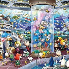 拼圖 日本進口拼圖 32-604S(1053片迷你拼圖 史努比 Snoopy 旅遊 ) 歷史價格詳細信息