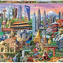 1500片1800片塑料拼圖兒童益智製造防水高清來圖制定生產 歷史價格詳細信息