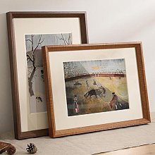 實木拼圖框架裱框572片1092片2100片相框創意簡約木質畫框大相框 歷史價格詳細信息