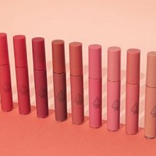 3CE唇釉水霧laydown粉黛色霧靣顯白絲絨啞光苦咖色taupe慕斯口紅 歷史價格詳細信息