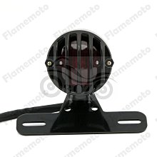 摩托車配件復古摩托車哈雷戴納改裝洞洞扁尾燈後剎車燈總成配件警示燈信號燈優質商品 歷史價格詳細信息