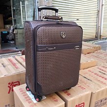 【上品居家生活】咖啡方格 18寸 休閒商務 密碼鎖 PU萬向輪 登機箱/行李箱/拉桿箱/拉杆箱/旅行箱 (WS-601) 歷史價格詳細信息