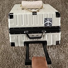 現貨-高顏值皮箱子行李箱女大容量學生拉桿箱男耐用密碼箱旅行箱登機箱-簡約 歷史價格詳細信息